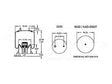 Air Spring - Rolling Lobe 352-9923 1R12481 1R12-481 1R12533 1R12-533