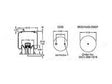 Air Spring - Rolling Lobe 352-9935 1R12532 1R12-532 1T15M75 1T15M7.5
