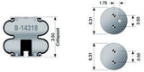 Air Spring - Rolling Lobe B-14318 6935 FS6935 S14318 S-14318