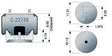 Air Spring - Rolling Lobe C-23748 8093 8743 S23748 S-23748