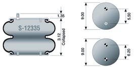 Air Spring - Rolling Lobe S-12335 7472 B12335 B-12335