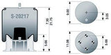 Air Spring - Rolling Lobe S-20217 8944 C20217 C-20217 HTS20217