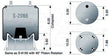 Air Spring - Rolling Lobe S-2066 9082 B2066 B-2066