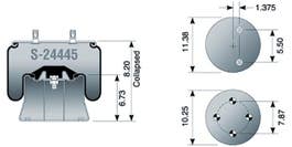 Air Spring - Rolling Lobe S-24445 566283149 C24445 C-24445