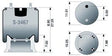 Air Spring - Rolling Lobe S-3467 9122 B3467 B-3467