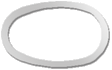 Freightliner FL - HOOD LIGHT TRIM - PR