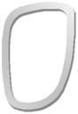 Freightliner CASCADIA DOOR HANDLE TRIM