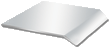 Freightliner DECK PLATE 35"X29" REAR - SMOOTH STAINLESS W/LIPS