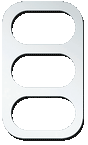 Freightliner FL CENTURY DOME LIGHT TRIM 03-OLDER