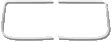 Kenworth KW WINDSHIELD TRIM - 4 PC - W900 CURVED WINDOW