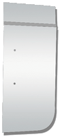 Kenworth HOOD EXTENSION PANELS - W900L - BLANK - 1997 & 2004