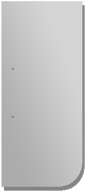 Kenworth HOOD EXTENSION PANELS - W900L - BLANK - 2014