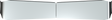 Kenworth KW W900, 12" GANGSTER DROP VISOR ('07-NEW) (2 PIECE) (FITS TRUCKS WITH CURVED WINDSHIELD)