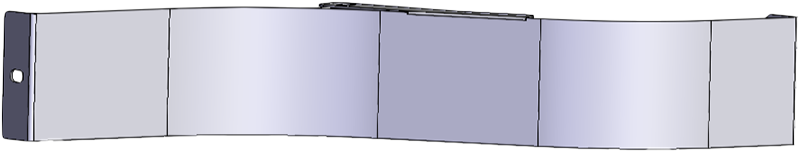 Kenworth KW T880, SLEEPER EXHAUST FILLER PANEL