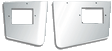 Kenworth KW -DRIVER & PASSANGER SIDES ASH TRAY SURROUND TRIM - 2001 & OLDER 2PCS