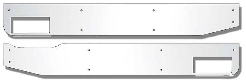 Kenworth KW-DOOR KICK PANEL - W / VIEW WINDOW CUTOUT - W900 - 1995 & NEWER - PR