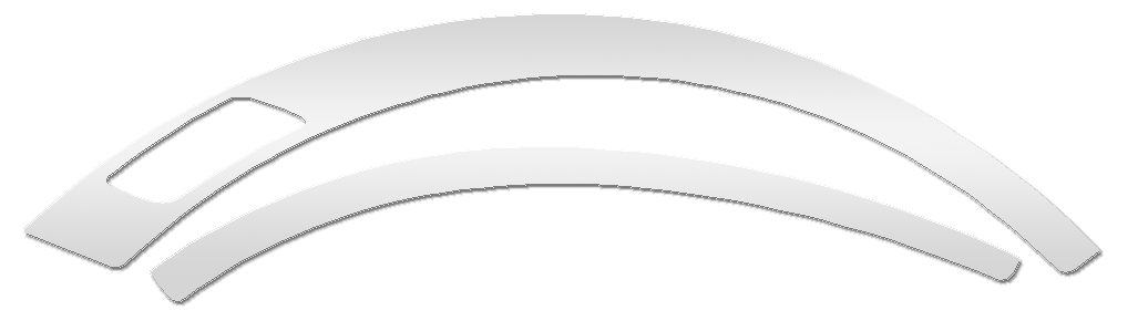 Peterbilt PB OUTER FENDER TRIMS - 587 4PCS.