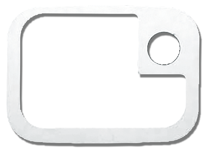 Peterbilt PB CAB MOUNTED MIRRORS DOOR LATCH/KEY HOLE COVERS PR