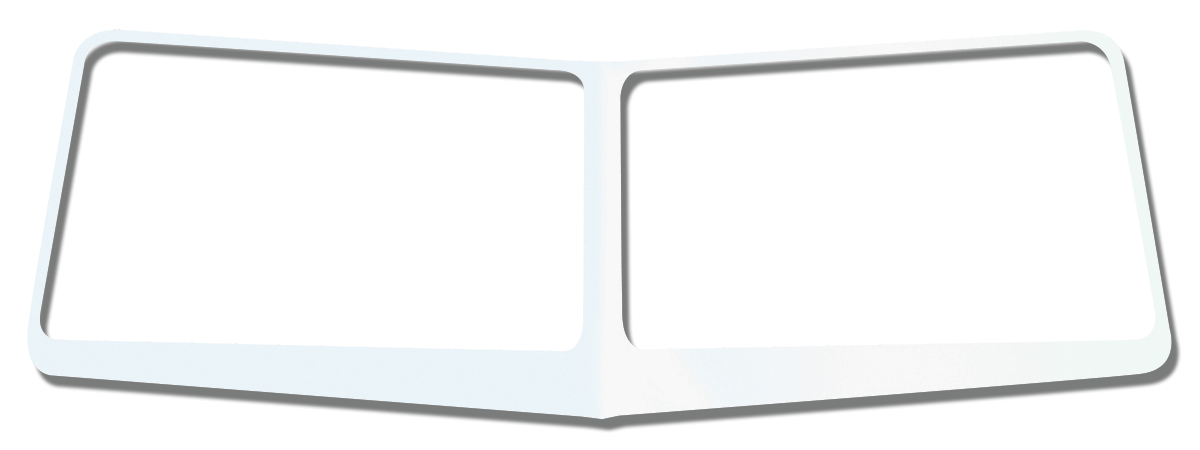 Peterbilt WINDSHIELD TRIM 5 PC 379,389 LARGE