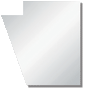 Peterbilt PB 379 - HOOD EXTENSION PANEL -WIDE REPLACEMENT NOTCHED - BLANK - PR