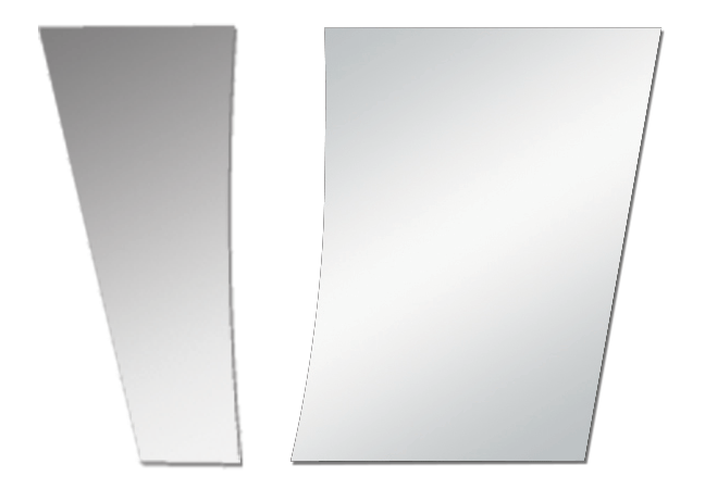 Peterbilt PB 389 - HOOD EXTENSION PANEL - WIDE REPLACEMENT - BLANK - W/UREA - PR