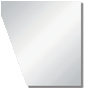 Peterbilt PB 379 - HOOD EXTENSION PANEL - WIDE REPLACEMENT - BLANK - PR