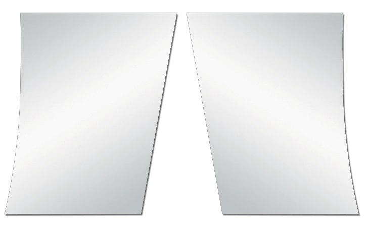 Peterbilt PB 389 - HOOD EXTENSION PANEL - WIDE REPLACEMENT - BLANK - PR