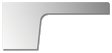 Peterbilt PB CAB & WIDE REPLACEMENT PANEL - ONE PIECE - WRAP - 379 - 6" - BLANK