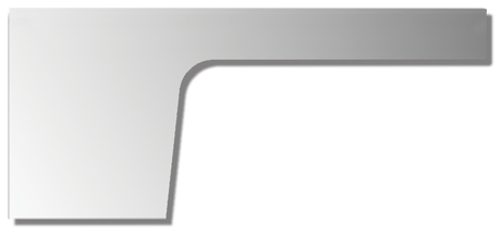 Peterbilt PB CAB & WIDE REPLACEMENT PANEL - ONE PIECE - WRAP - 379 - 6" - BLANK