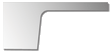 Peterbilt PB CAB & WIDE REPLACEMENT PANEL - ONE PIECE - WRAP -379 - 4" - BLANK