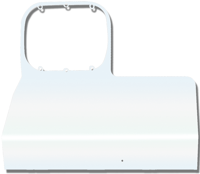 Peterbilt PB FENDER GUARDS - SINGLE HEADLITE MOUNT - 378, 379 - 1987 & NEWER