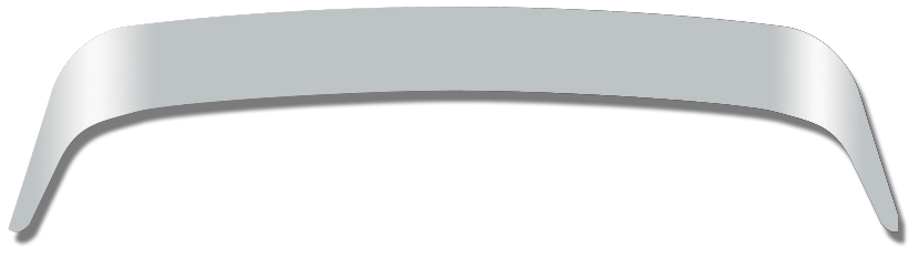 Peterbilt PB BUG SHIELD - STAINLESS - 379 - LONG HOOD