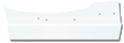 Peterbilt PB 379 FENDER SUPPORT COVER - FRONT - BLANK