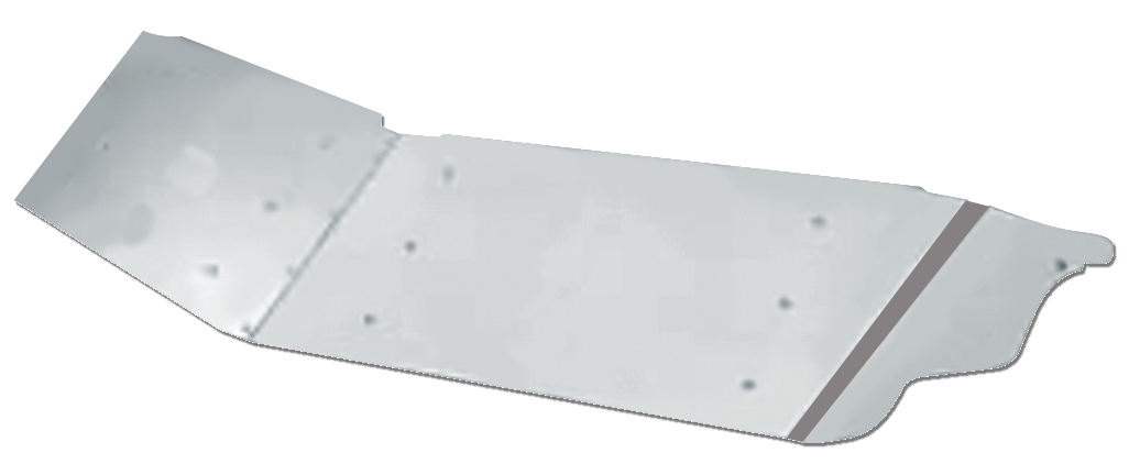 Peterbilt PB - 14" - DROP VISOR - 2002 - 2005 ULTRACAB W / OUT CAB MOUNTED MIRRORS