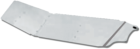 Peterbilt PB - 13.5" - DROP VISOR - 2005 - NEWER STANDARD W/ CAB MOUNTED MIRRORS