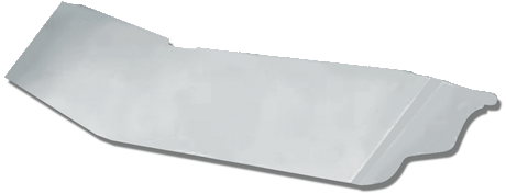 Peterbilt PB - 14" - BOLTLESS - DROP VISOR - 2002 - 2005 ULTRACAB W/OUT CAB MOUNTED MIRRORS - 1 P