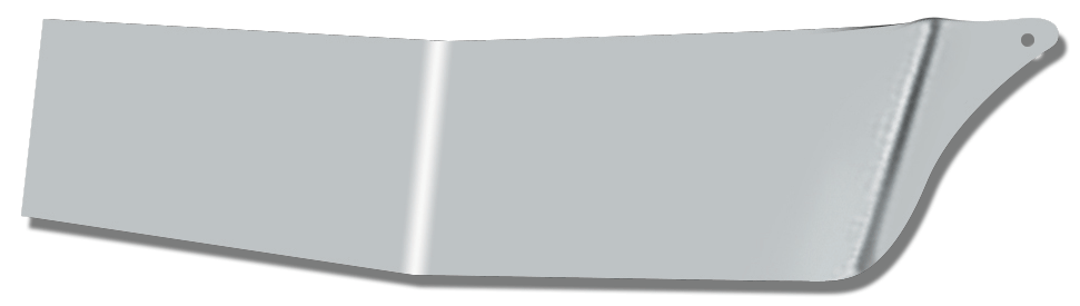 Peterbilt PB - 12" GANGSTER VISOR - FITS 359 SERIES