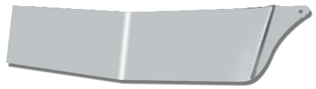 Peterbilt PB - 12" GANGSTER VISOR - FITS 359 SERIES