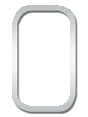 Peterbilt PB RECTANGULAR VIEW WINDOW TRIM RING