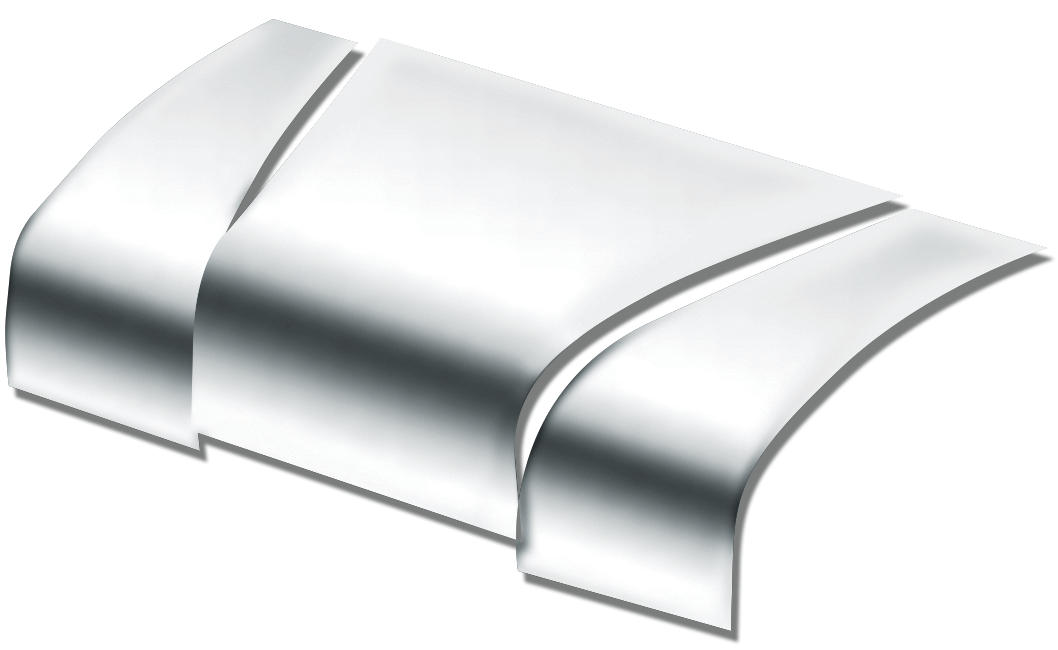 Peterbilt PB SLEEPER WRAP - PLAIN - LG - 3PC