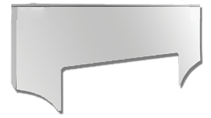 Peterbilt PB SLEEPER SHOCK COVER - 379,389 ANGLED FULL COVER