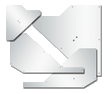 Peterbilt PB BATTERY BOX STAINLESS COVER KIT - 389 - 4 PCS