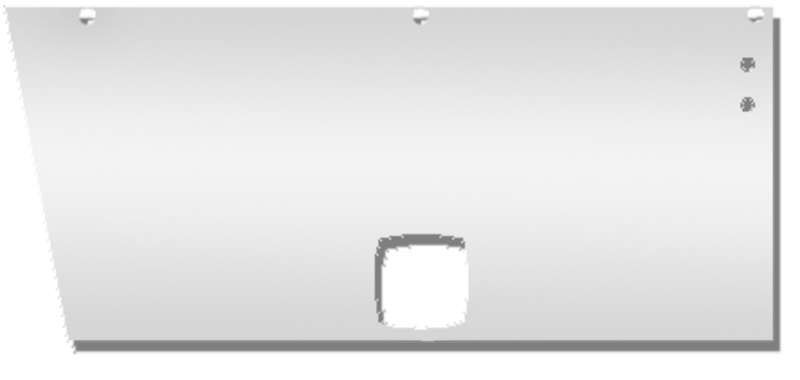 Peterbilt PB - 587 TOOL BOX/BATTERY BOX COVER - 1PR.