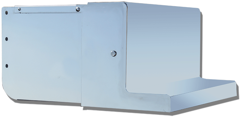 Peterbilt PB - 379,388, 389 REAR TOOL BOX - STAINLESS W/LOCKS - MOLDED LID