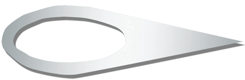 Peterbilt PB AMERICAN CLASS INTERIOR DOOR LOGO - TEAR DROP - PR