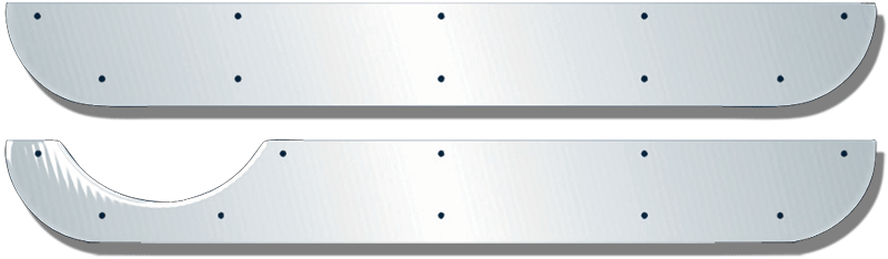 Peterbilt PB DOOR KICK PANELS - VIEW WINDOW 377, 378, 379 - 1987 & NEWER - PR