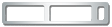 Peterbilt PB 70" ULTRA SLEEPER UPPER LEFT CONTROL TRIM - 379