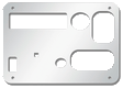Peterbilt AC CONTROL PANEL COVER SLE