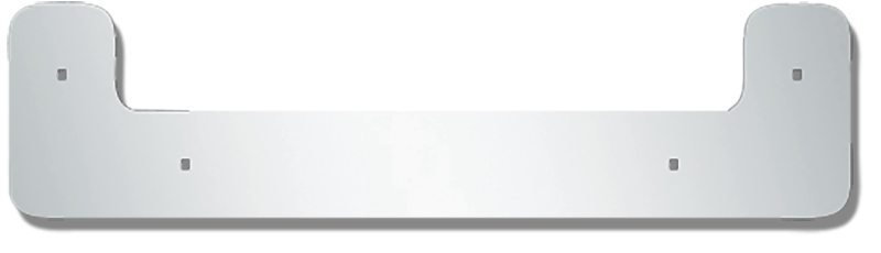 UNIVERSAL FLAP WEIGHT - 24" U SHAPED BOTTOM - 11GA. STAINLESS - PR