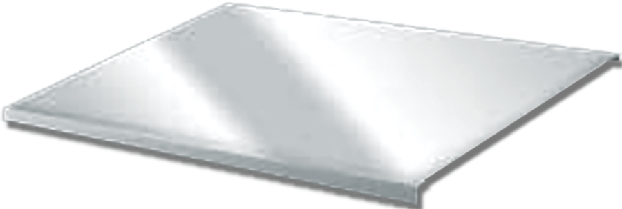 DECK PLATE - 36" X 33" - SMOOTH STAINLESS